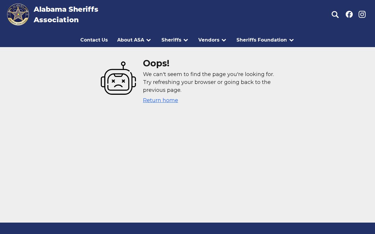 Conecuh County criminal records sheriff association profile